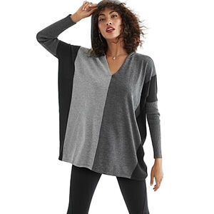 CABI ‘Dakota’ Colorblock Poncho Sweater